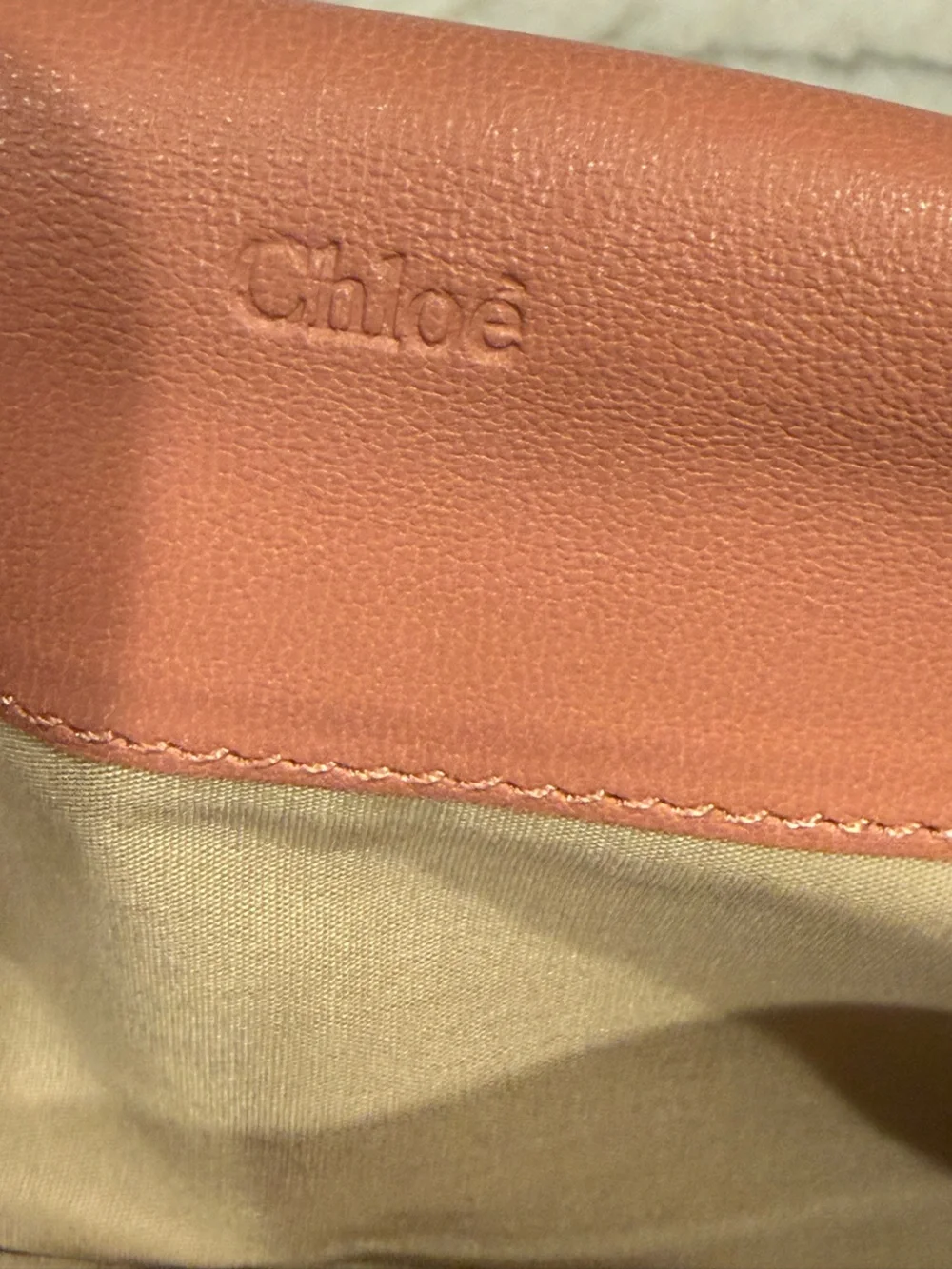 Chloé Georgia Pink Long Wallet Double Flap Gold Hardware Full Set Authentic 2013